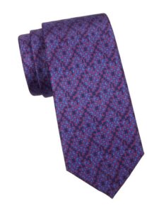 Patterned Silk Tie
