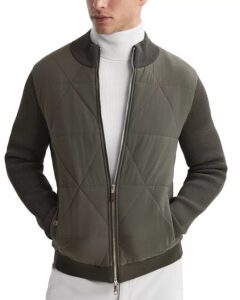 Amos Hybrid Quilted Full Zip Jacket