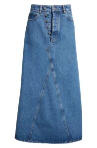 Denim Maxi Skirt