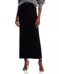 The Candy Stick Denim Maxi Skirt