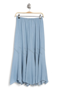 Tencel Godet Maxi Skirt
