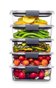 Food Storage Containers with Lids Set of 5 (3.2 Cup)