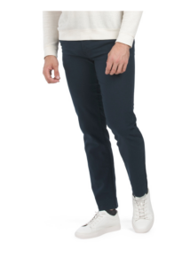 Linen Cotton Blend Trousers