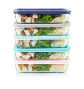 Pyrex 10pc Glass Meal Prep Set