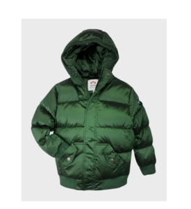 Boy's Puffy Quilted Puffer Down Coat, Size 2-3