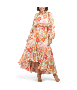 Gloria Long Sleeve Floral Dress