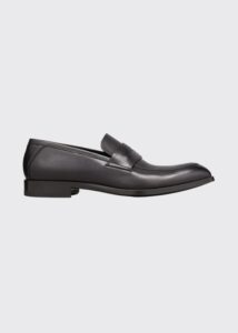 Men's Mix-leather Penny Loafers