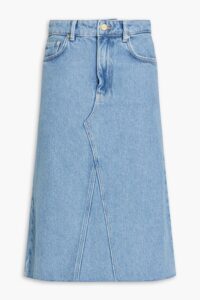 Frayed Denim Skirt