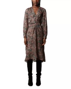 Jaelyn Paisley Print Dress
