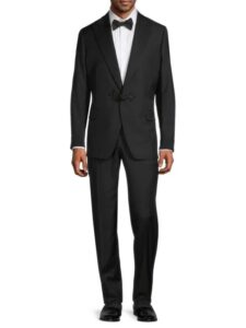 Peak Lapel Classic Fit Wool Tuxedo