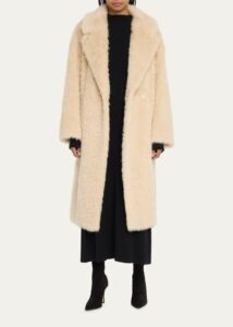 Nicole Long Faux-fur Coat