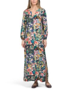 Puff Sleeve Maxi Cover-up