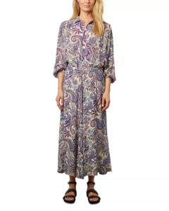 Daffy Paisley Print Dress
