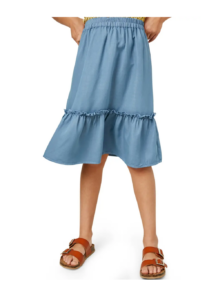 Kids' Ruffle Midi Skirt