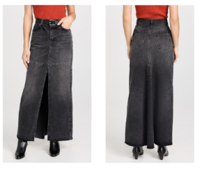 Tazz Maxi Denim Skirt
