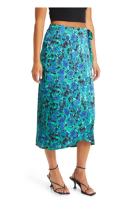 Ulina Floral Wrap Skirt