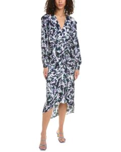 Surplice Midi Dress