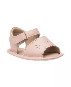 Girls' Sandal with Scallop - Infant, Little Kid