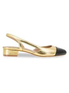 Tillie Metallic Slingback Sandals