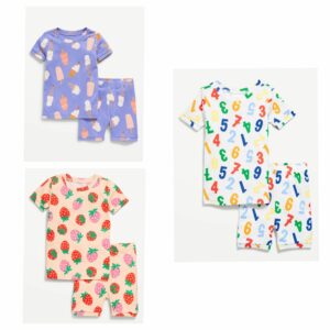 Unisex Snug-fit Printed Pajama Set for Toddler & Baby