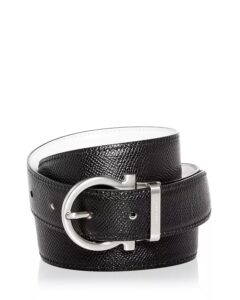 Men's Gancini Buckle Reversible Leather Belt