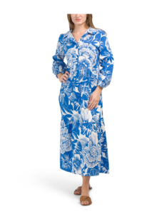 Floral Shirt Dress Midi Dress