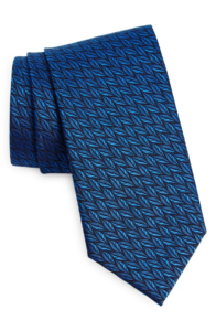 Leaf Pattern Silk Tie
