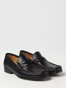 Ferragamo Leather Loafers with Horsebit