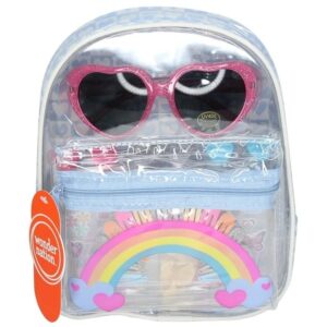 Girls’ Rainbow Mini Backpack and Accessories Set