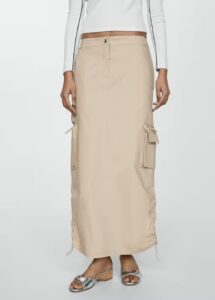 Parachute Skirt with Cargo Pockets