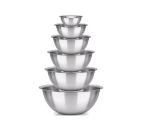 Mixing Bowls Set of 6 Stainless Steel  