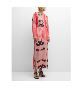 Paloma Smocked Abstract-print Maxi Dress