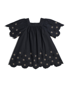 Girls English Embroidered Dress