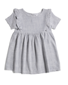 Toddler & Little Girls Railroad Striped Dress