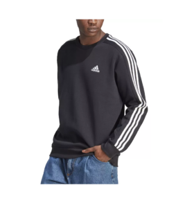 Men's Essentials Fleece 3-stripes Sweatshirt
