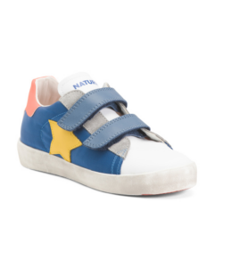 Annie Velcro Suede and Leather Sneakers (toddler, Little Kid, Big Kid)