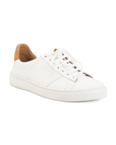 Leather Vantage Pebble Grain Sneakers (women)