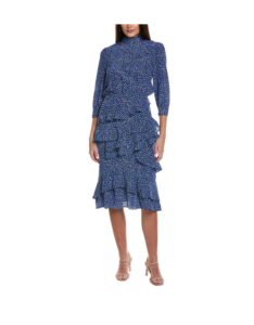 Elise Silk Midi Dress