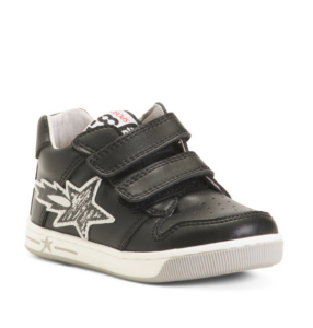 Leather Frankie Velcro Sneakers (infant, Toddler)