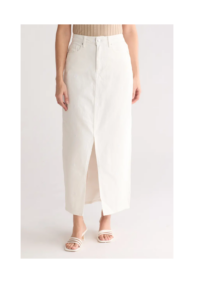 Minna Mid Rise Denim Skirt