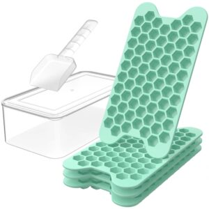Mini Ice Cube Tray with Lid and Bin