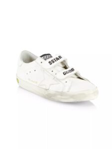 Little Girl's & Girl's Old School Leather Sneakers