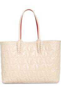 Small Cabat Embossed Leather Tote