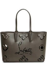 Small Cabara Perforated Leather Tote