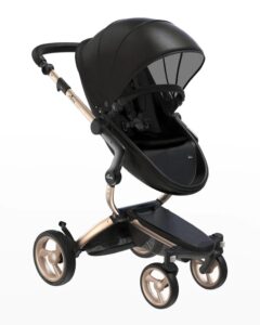 Xari Stroller Luxury Travel System W/ Champagne Chassis & Maxi-cosi Coral Xp Car Seat
