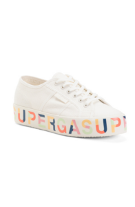 Multicolor Logo Sole Platform Sneakers