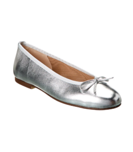 Emerald Leather Flat