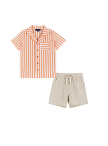Kids' Cabana Button-up Shirt & Shorts Set