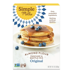 Simple Mills Almond Flour Pancake and Waffle Mix, Gluten-free, 10.7 Oz
