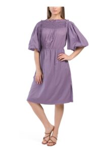 Textured Smock Dress